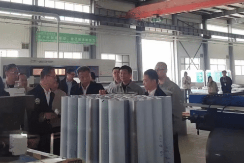 马鞍山市委市政府、和县县委县政府领导一行莅临格林斯达集团（安徽）研发生产产业园调研指导